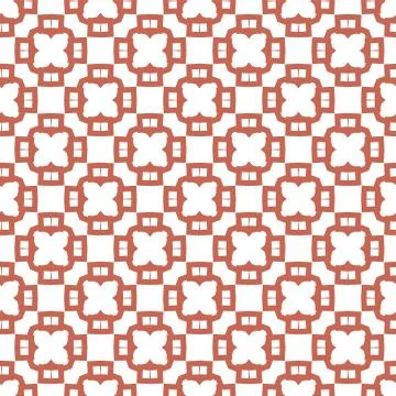 Seamless vector pattern in geometric ornamental style Stock Illustration