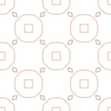 Seamless vector pattern in geometric ornamental style Stock Illustration