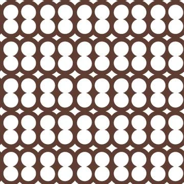 Seamless vector pattern in geometric ornamental style Stock Illustration