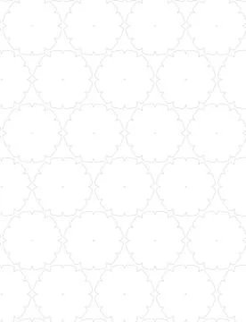Seamless vector pattern in geometric ornamental style Stock Illustration