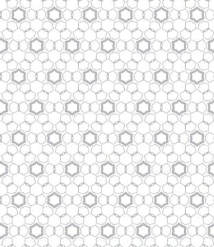 Seamless vector pattern in geometric ornamental style Stock Illustration