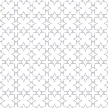 Seamless vector pattern in geometric ornamental style Stock Illustration