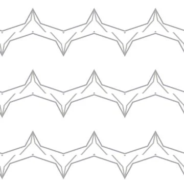 Seamless vector pattern in geometric ornamental style Stock Illustration