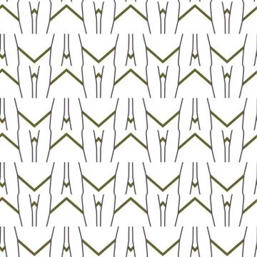 Seamless vector pattern in geometric ornamental style Stock Illustration