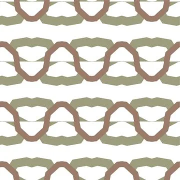 Seamless vector pattern in geometric ornamental style Stock Illustration