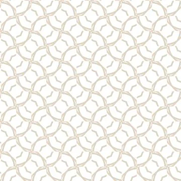 Seamless vector pattern in geometric ornamental style Stock Illustration