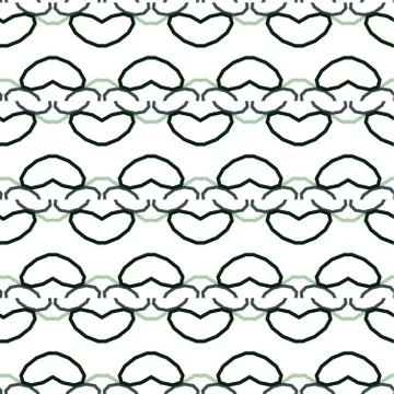 Seamless vector pattern in geometric ornamental style Stock-Illustration