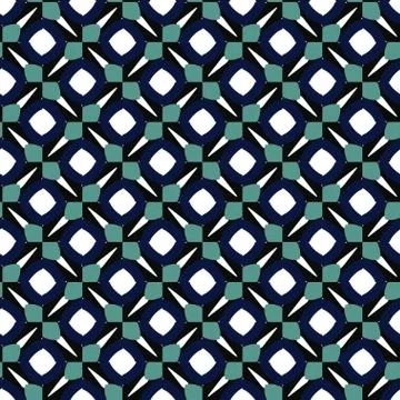 Seamless vector pattern in geometric ornamental style Stock-Illustration