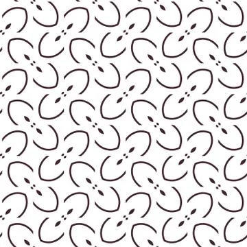 Seamless vector pattern in geometric ornamental style Stock Illustration