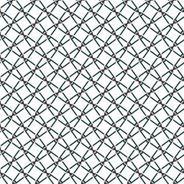 Seamless vector pattern in geometric ornamental style Stock Illustration