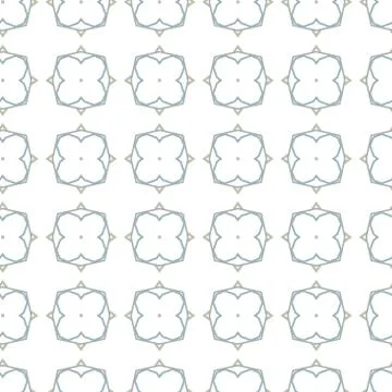 Seamless vector pattern in geometric ornamental style Stock Illustration