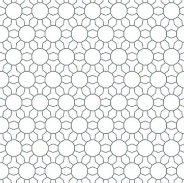 Seamless vector pattern in geometric ornamental style Illustrazione stock