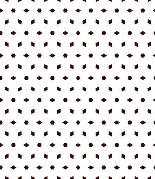 Seamless vector pattern in geometric ornamental style Stock Illustration