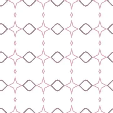 Seamless vector pattern in geometric ornamental style Stock Illustration