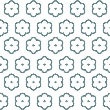 Seamless vector pattern in geometric ornamental style Stock Illustration