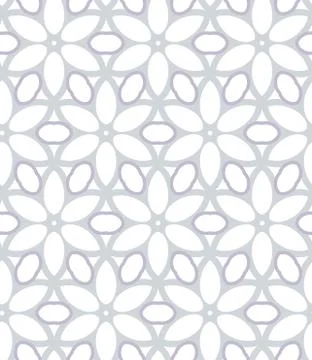 Seamless vector pattern in geometric ornamental style Stock Illustration