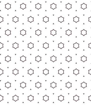 Seamless vector pattern in geometric ornamental style Stock Illustration