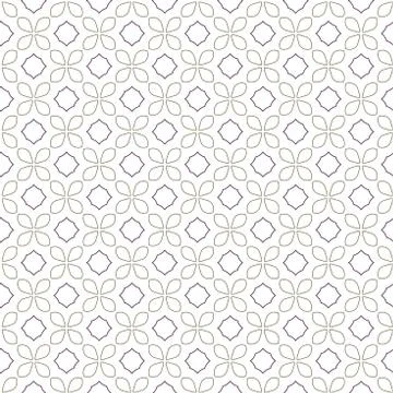 Seamless vector pattern in geometric ornamental style 스톡 일러스트