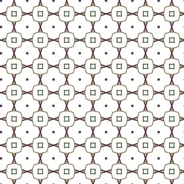 Seamless vector pattern in geometric ornamental style Иллюстрация