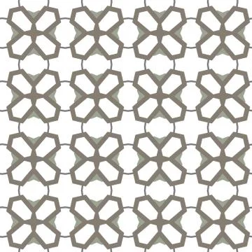 Seamless vector pattern in geometric ornamental style Stock Illustration