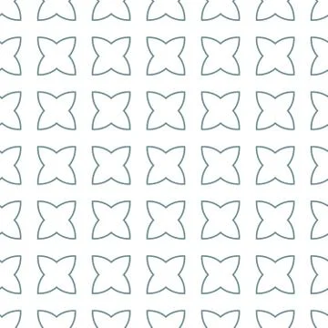 Seamless vector pattern in geometric ornamental style Stock Illustration
