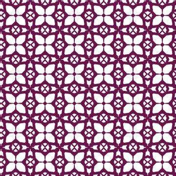 Seamless vector pattern in geometric ornamental style Stock Illustration