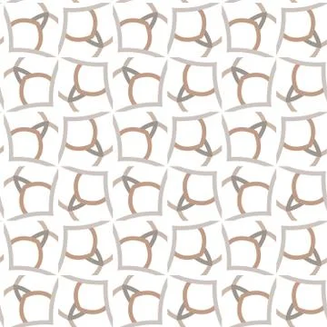 Seamless vector pattern in geometric ornamental style Illustrazione stock