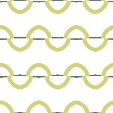 Seamless vector pattern in geometric ornamental style Stock Illustration