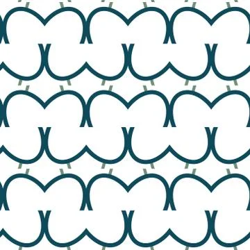 Seamless vector pattern in geometric ornamental style Illustration