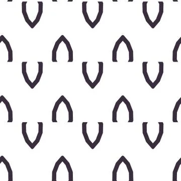 Seamless vector pattern in geometric ornamental style Stock Illustration