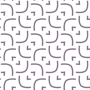 Seamless vector pattern in geometric ornamental style Illustrazione stock