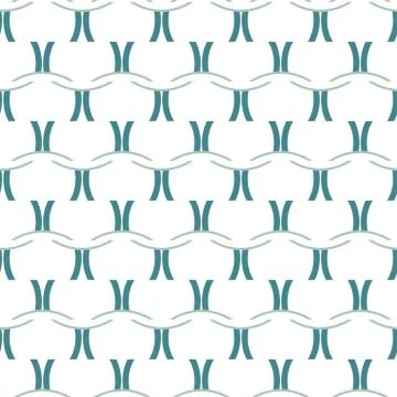 Seamless vector pattern in geometric ornamental style Stock Illustration