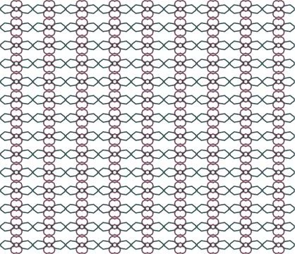 Seamless vector pattern in geometric ornamental style Stock Illustration