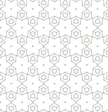 Seamless vector pattern in geometric ornamental style Stock Illustration