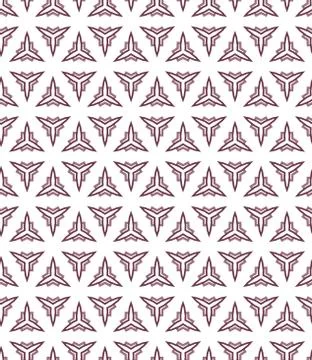 Seamless vector pattern in geometric ornamental style Stock Illustration