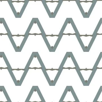 Seamless vector pattern in geometric ornamental style Stock Illustration