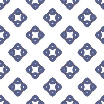 Seamless vector pattern in geometric ornamental style Stock-Illustration