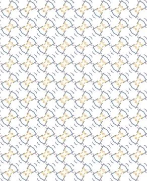 Seamless vector pattern in geometric ornamental style Stock Illustration