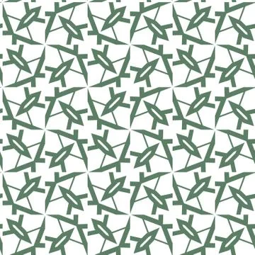 Seamless vector pattern in geometric ornamental style Stock Illustration