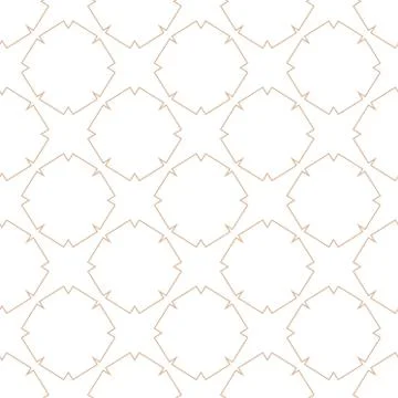 Seamless vector pattern in geometric ornamental style Stock Illustration