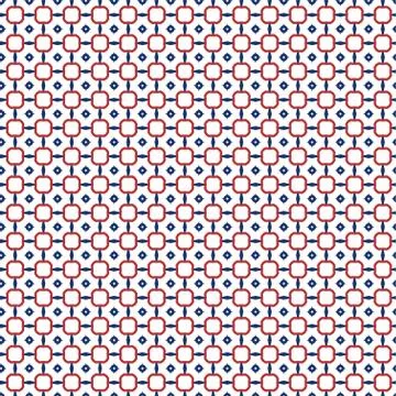 Seamless vector pattern in geometric ornamental style Stock Illustration