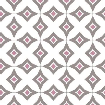 Seamless vector pattern in geometric ornamental style Stock Illustration