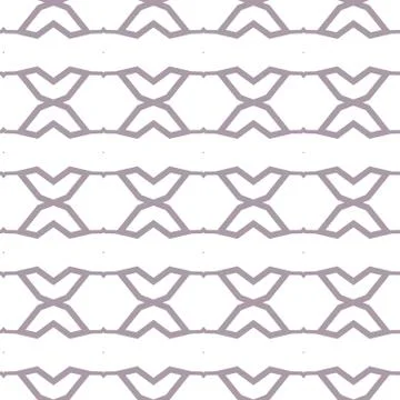 Seamless vector pattern in geometric ornamental style Stock Illustration
