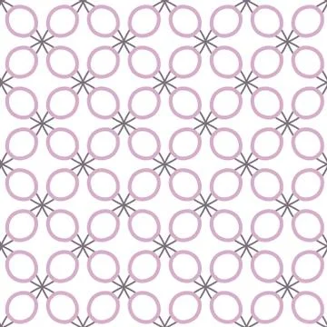 Seamless vector pattern in geometric ornamental style Stock Illustration