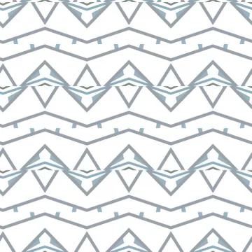 Seamless vector pattern in geometric ornamental style Stock Illustration