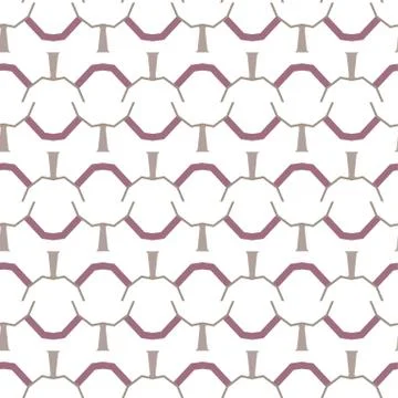 Seamless vector pattern in geometric ornamental style Stock Illustration
