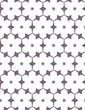 Seamless vector pattern in geometric ornamental style Illustration