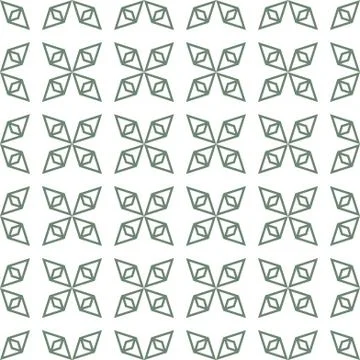 Seamless vector pattern in geometric ornamental style Stock Illustration