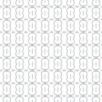Seamless vector pattern in geometric ornamental style Stock Illustration