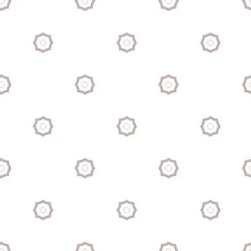 Seamless vector pattern in geometric ornamental style Stock Illustration